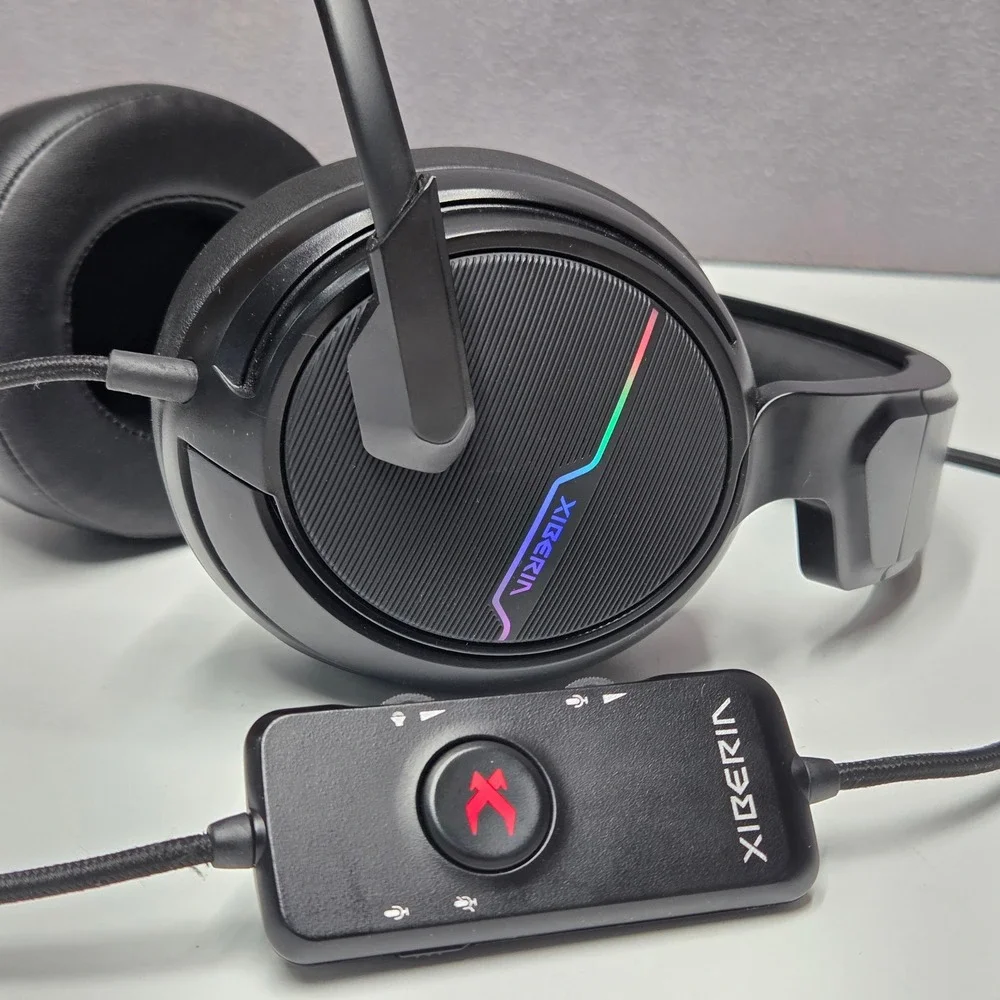 Xiberia V20 USB Pro Gaming Headset for PC-7.1 Surround